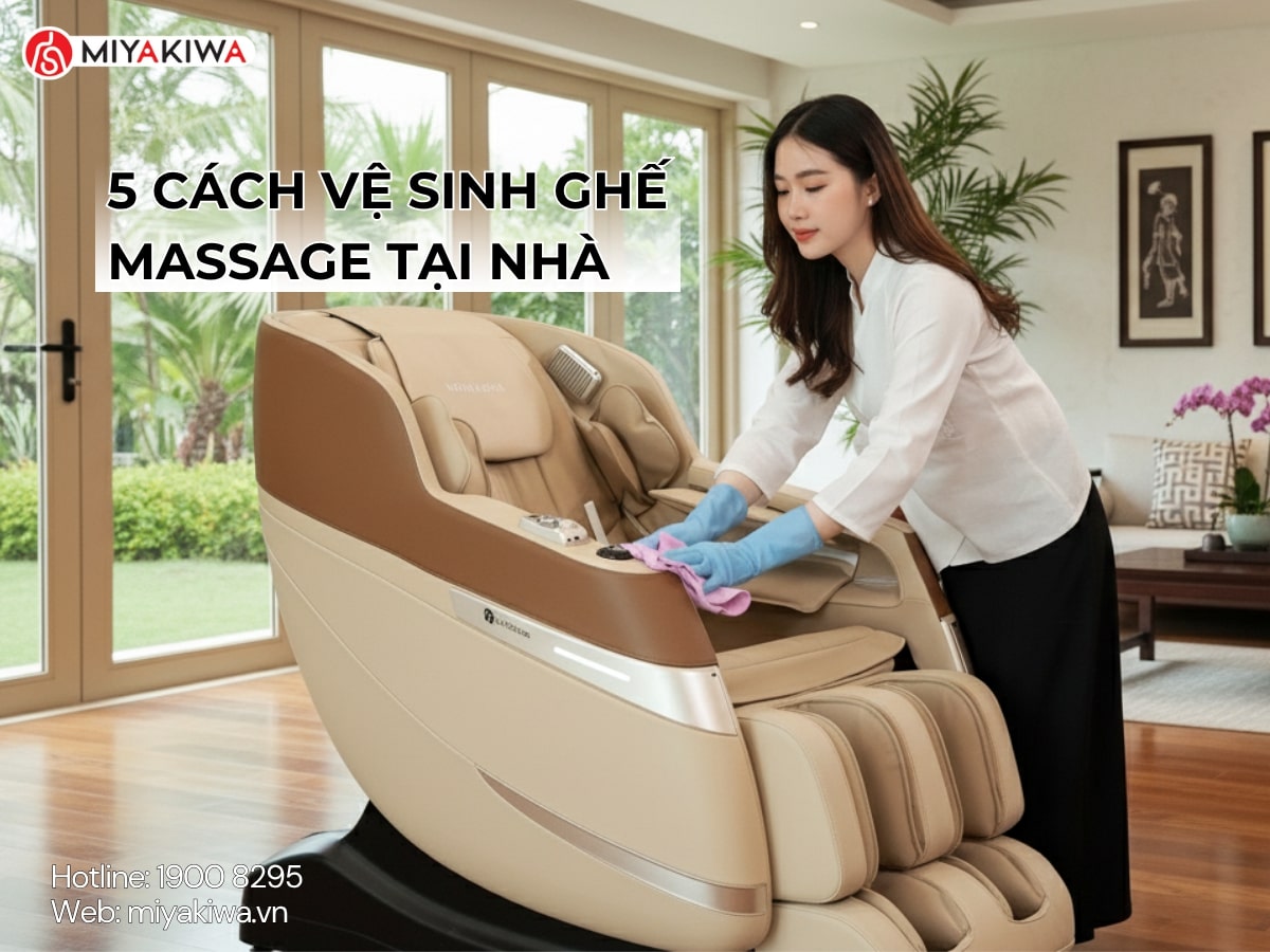 5 cach ve sinhg ghe massage tại nha