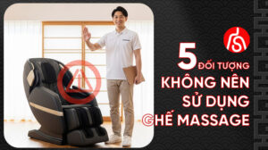 5 đối tượng tuyệt đối không nên sử dụng ghế massage