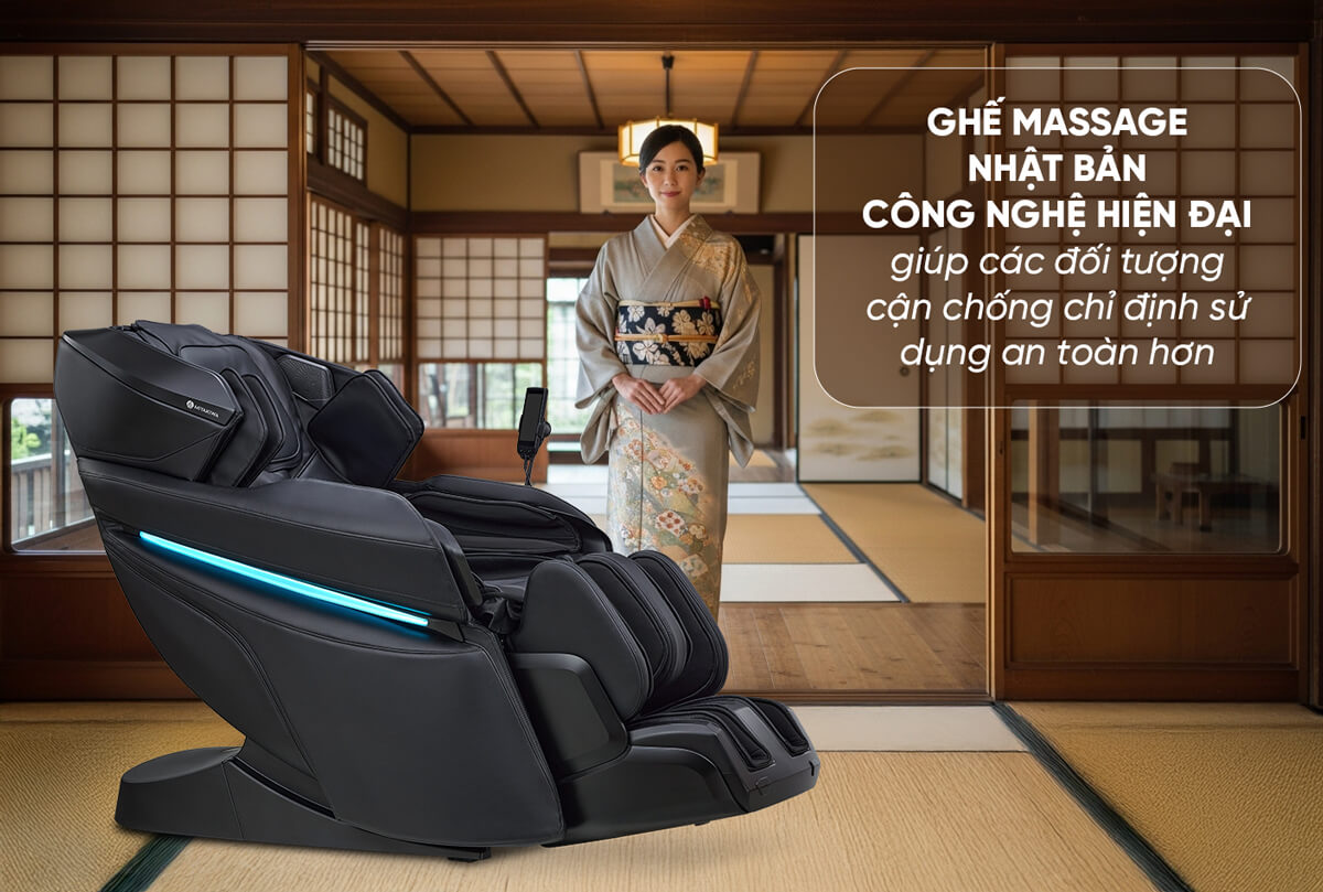 ghế massage nhật bản công nghệ hiện đại