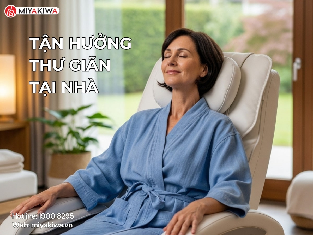 thju gian tai nha bang ghe massage