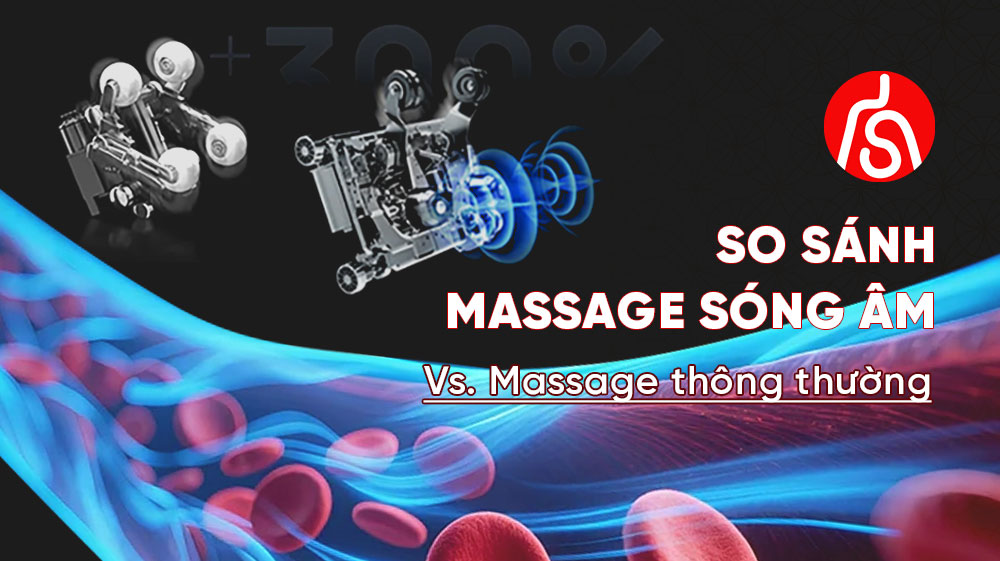 so sánh con lăn massage sóng âm với con lăn massage thông thường
