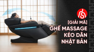 Ghế massage kéo dãn Nhật Bản hoạt động như thế nào ghế massage miyakiwa Nhật Bản