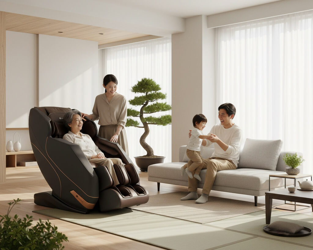 khác biệt công nghệ của ghế massage nhật bản cho từng đối tượng sử dụng