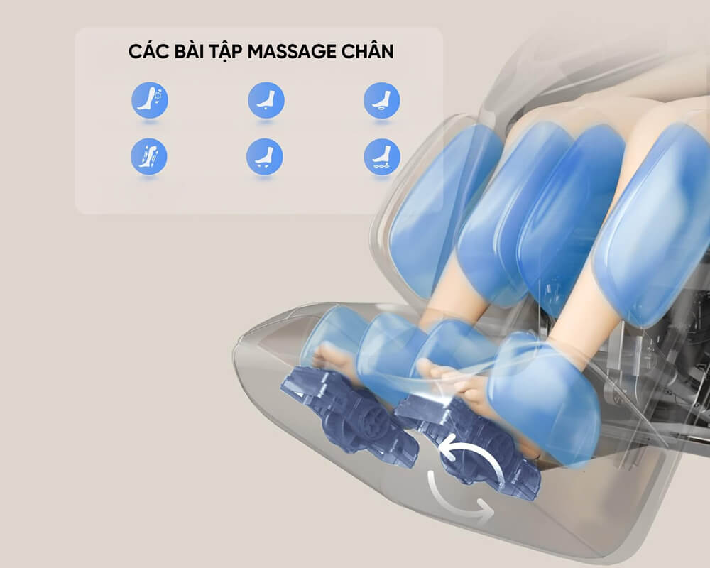 các-bài-tập-massage-chân chọn ghế mất xa cho người bị viêm khớp gối