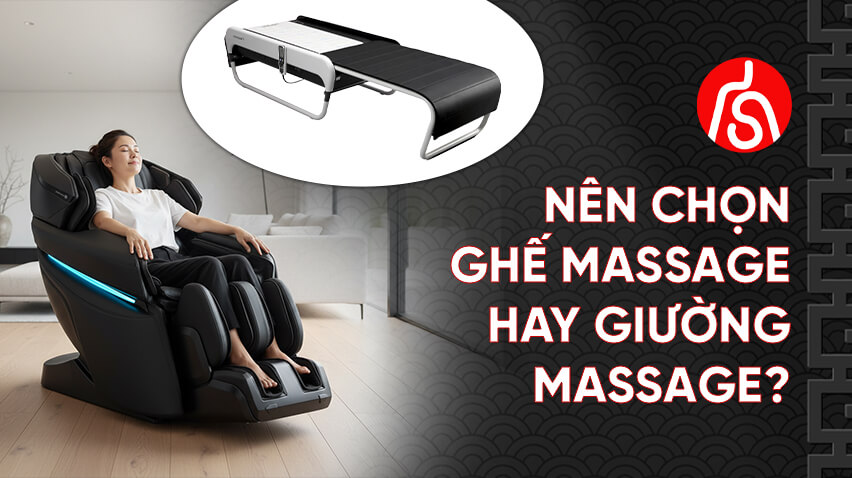nên mua ghế massage hay giường massage