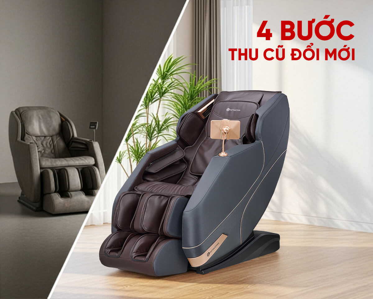 4 bước thu cũ đổi mới ghế massage ở đà nẵng, nha trang