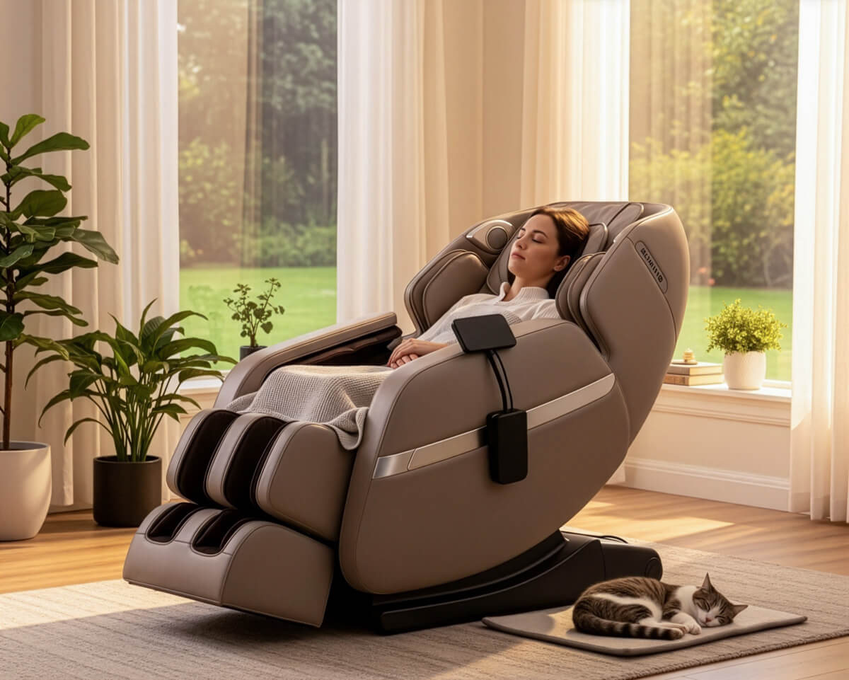 công nghệ hiện đại giúp ghế massage hoạt động trơn tru hơn