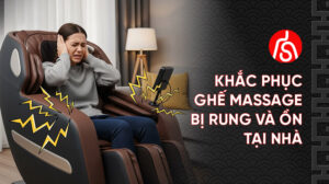 khắc phục ghế massage bị rung và ồn tại nhà
