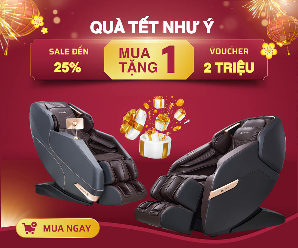 mua quà tết, mua ghế massage cho cha mẹ