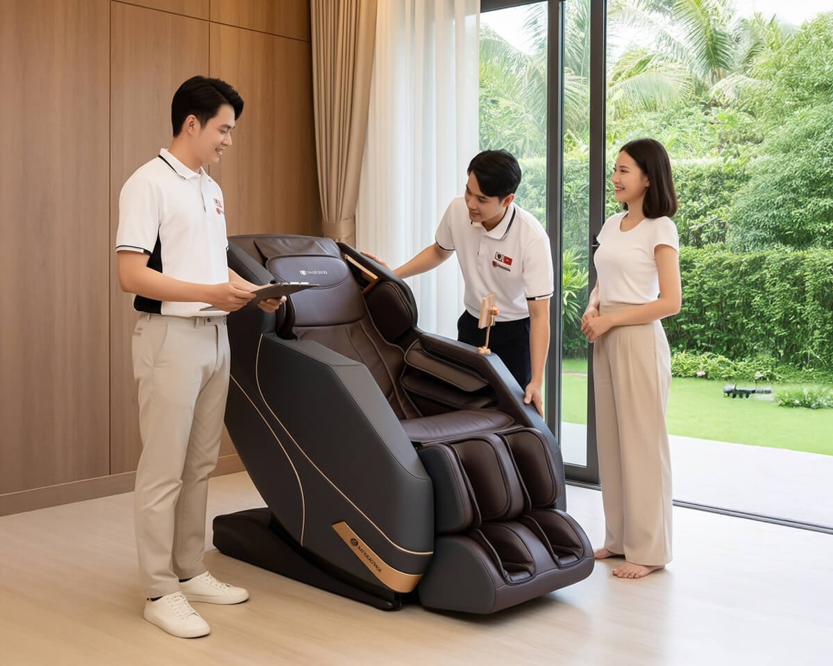thủ tục nhanh chóng thu cũ ghế massage nhật bản ở miền trung