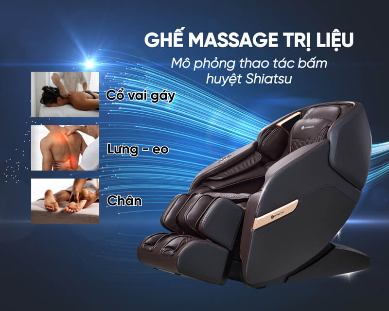 Ghế massage trị liệu Miyakiwa
