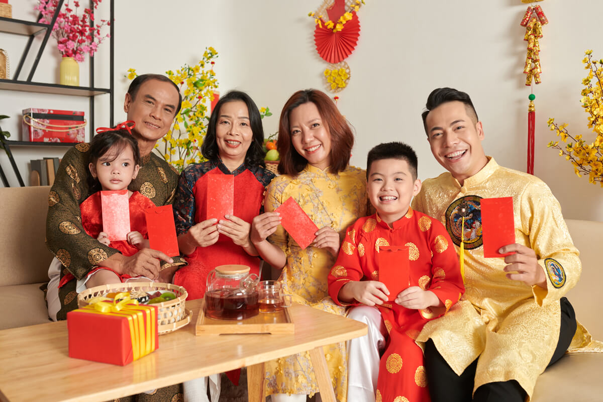 chúc tết ông bà đón năm mới