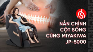 Phương pháp nắn chỉnh cột sống Chiropractic tại ghế massage Nhật Bản JP 5000