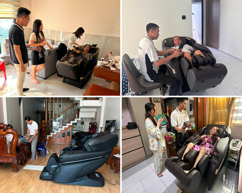 Người dân Nha Trang tin tưởng lựa chọn ghế massage Nhật Miyakiwa
