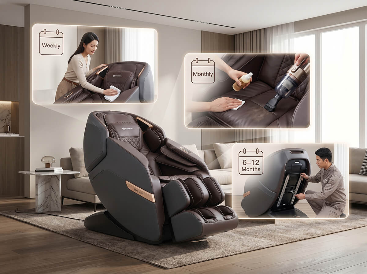 Bao lâu thì nên bảo dưỡng ghế massage một lần?