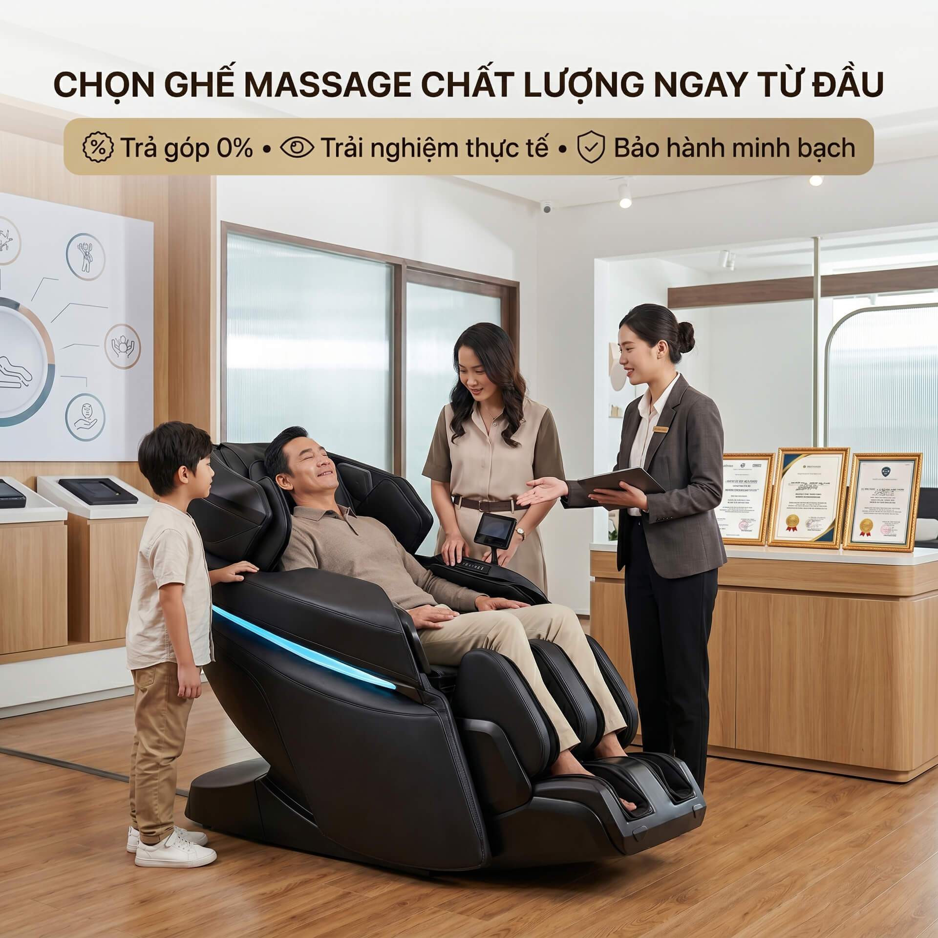 Lời khuyên từ chuyên gia: Có nên mua ghế massage 5 triệu 9 hay 6 triệu 9?
