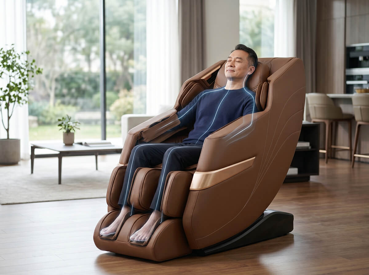Tư thế ngồi chuẩn giúp tối ưu tác dụng ghế massage