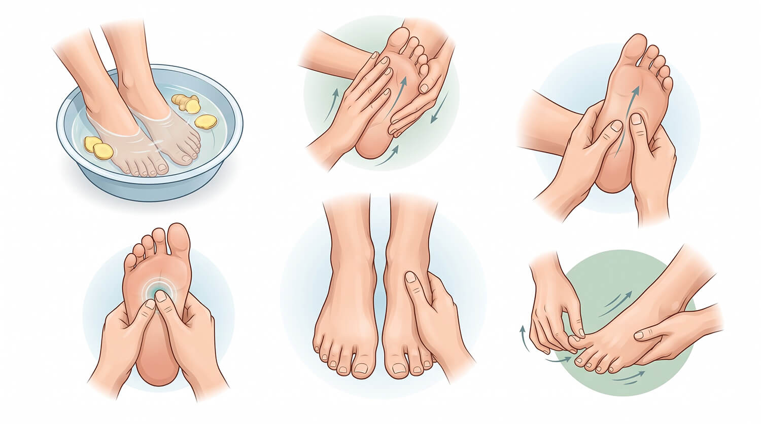 Hướng dẫn cách massage bấm huyệt chân trị liệu tại nhà