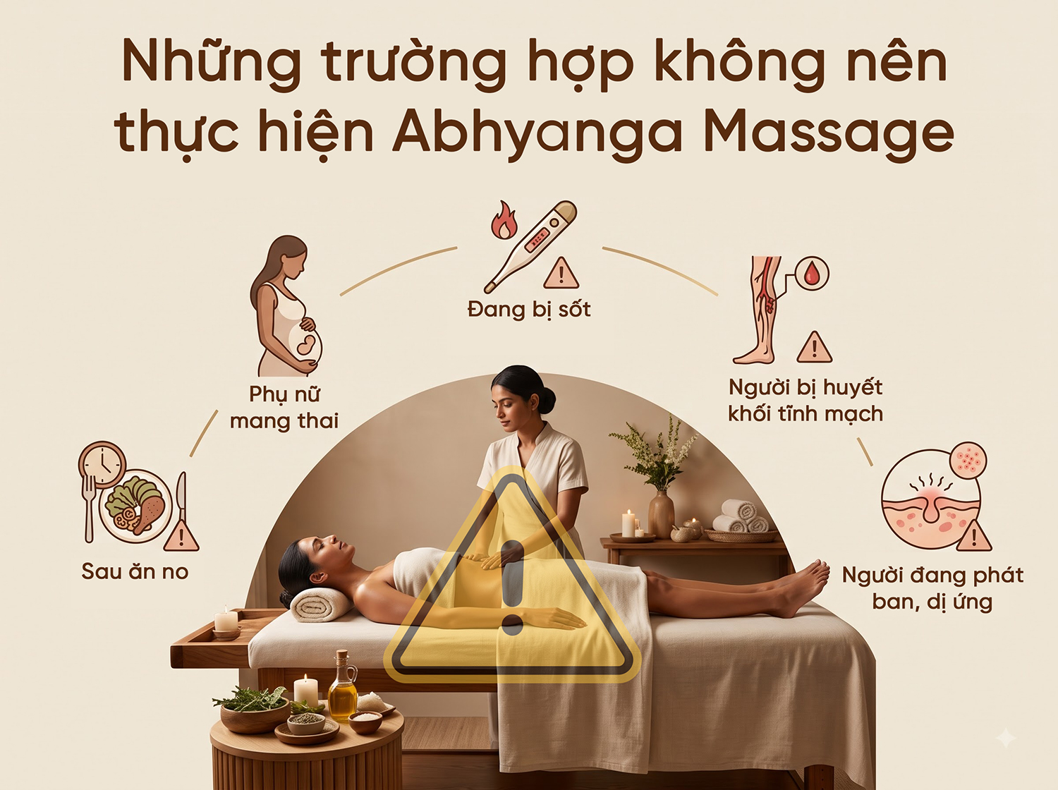 Những ai cần lưu ý hoặc tránh thực hiện massage Abhyanga?