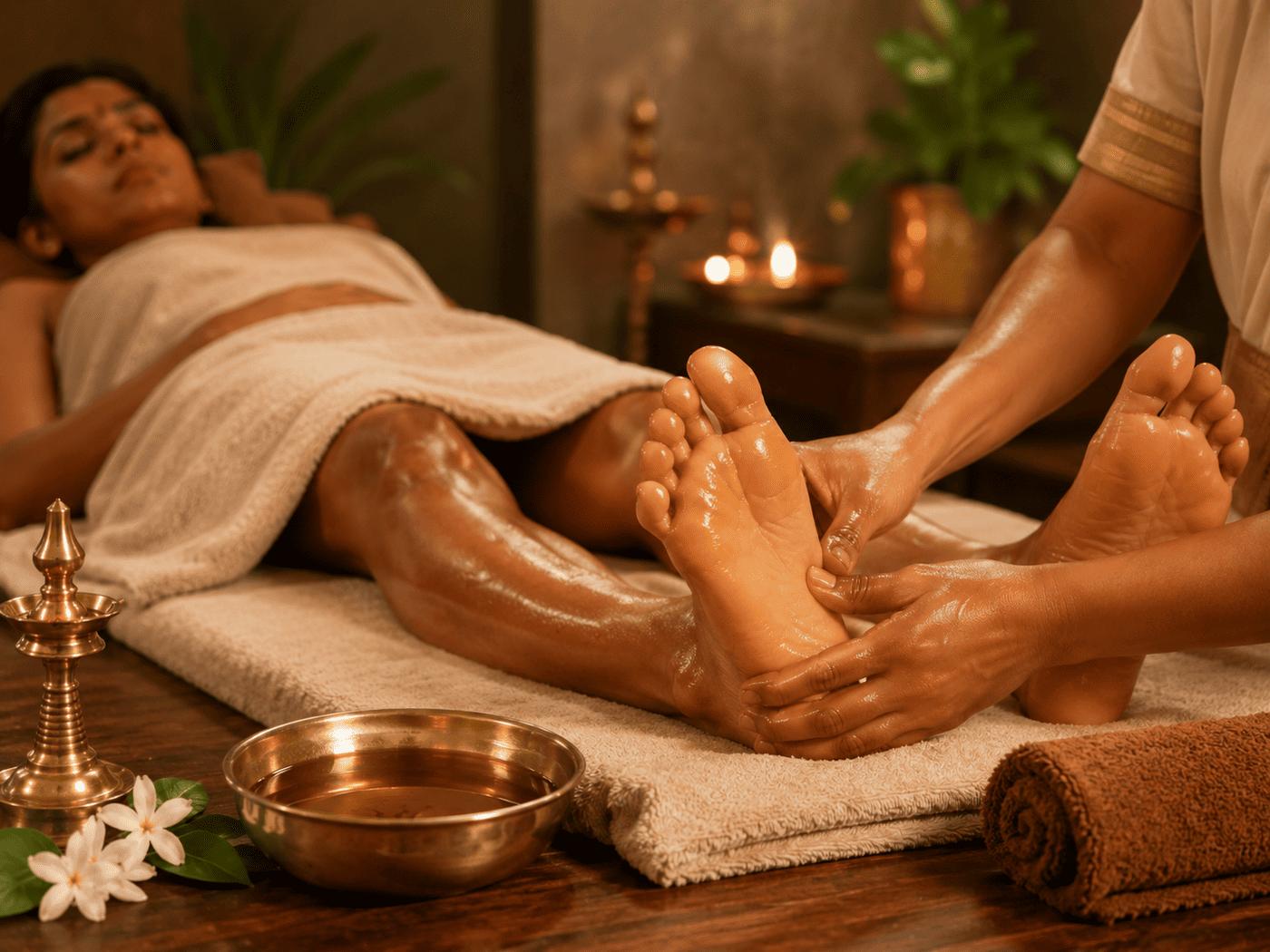 Tác dụng hỗ trợ sức khỏe của massage Abhyanga là gì?