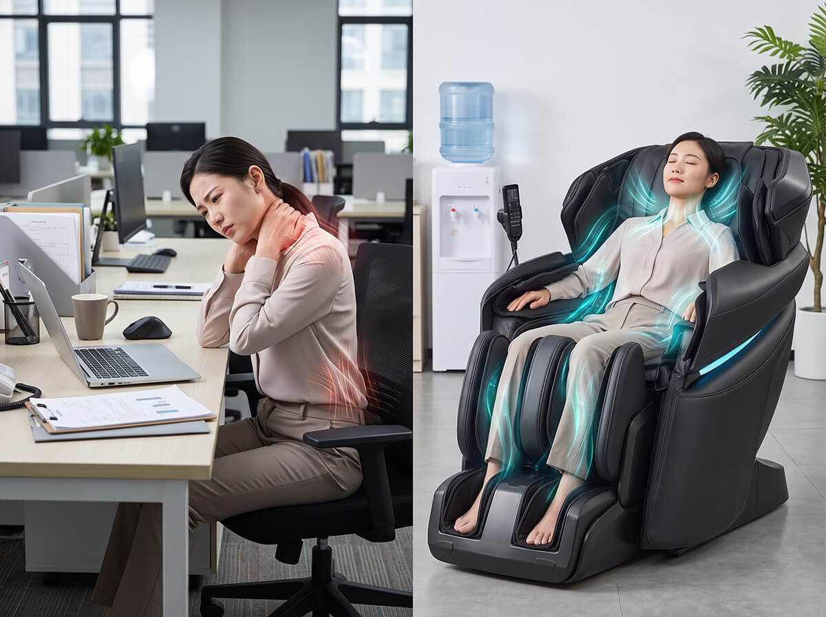 Lợi ích khi doanh nghiệp đầu tư ghế massage cho nhân viên