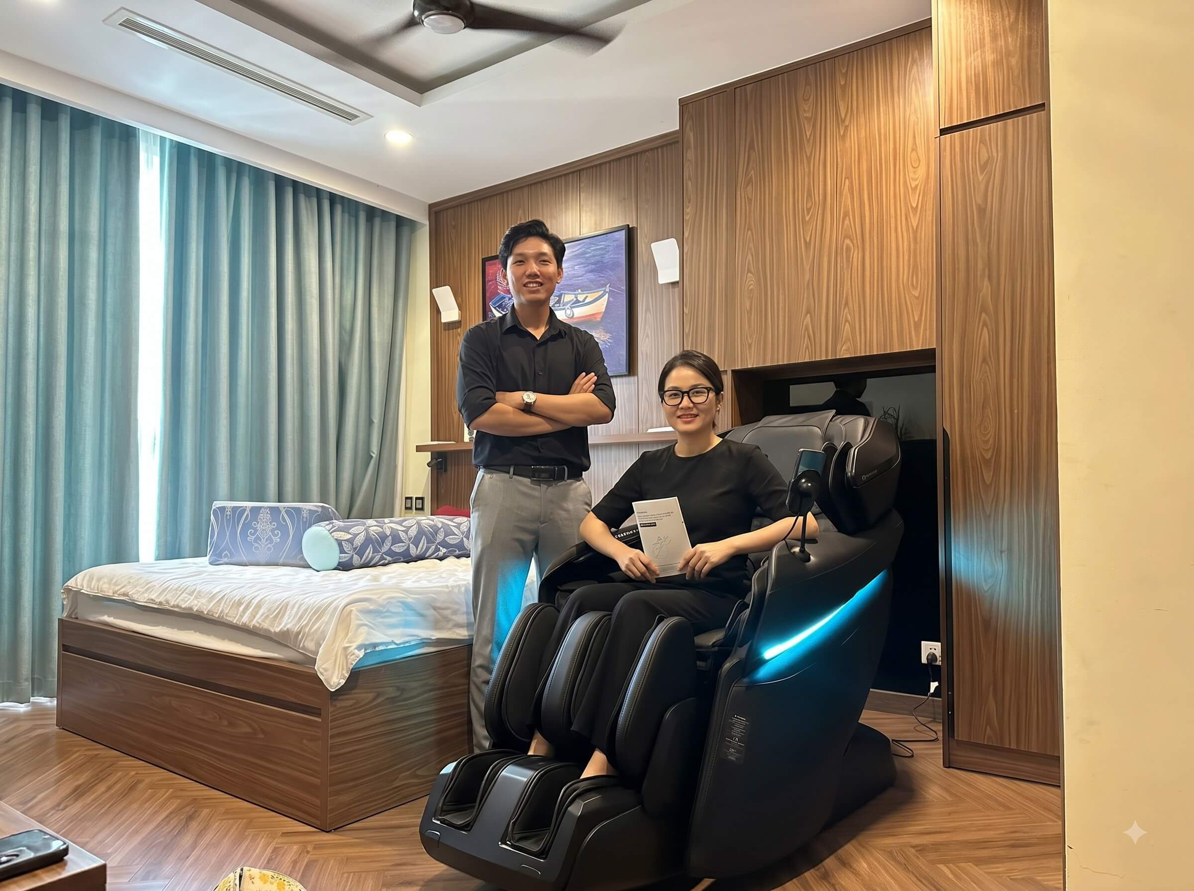 Lợi ích thực tế khi dùng ghế massage Nhật Bản