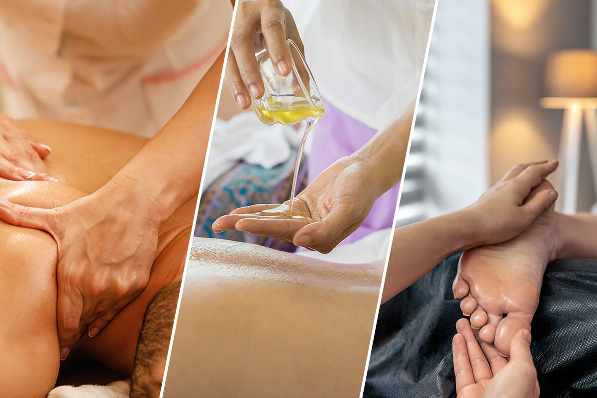 Tiến hành kỹ thuật massage theo từng vùng cơ thể