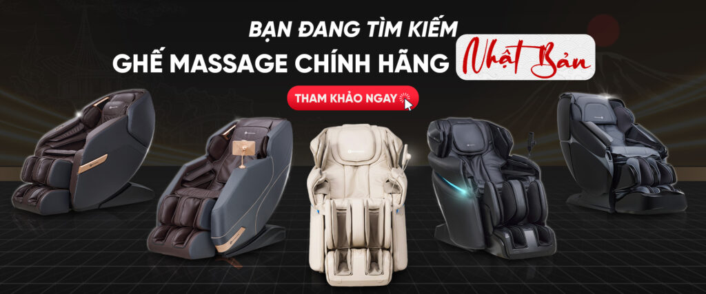 ghế massage nhập khẩu nhật bản chính hãng